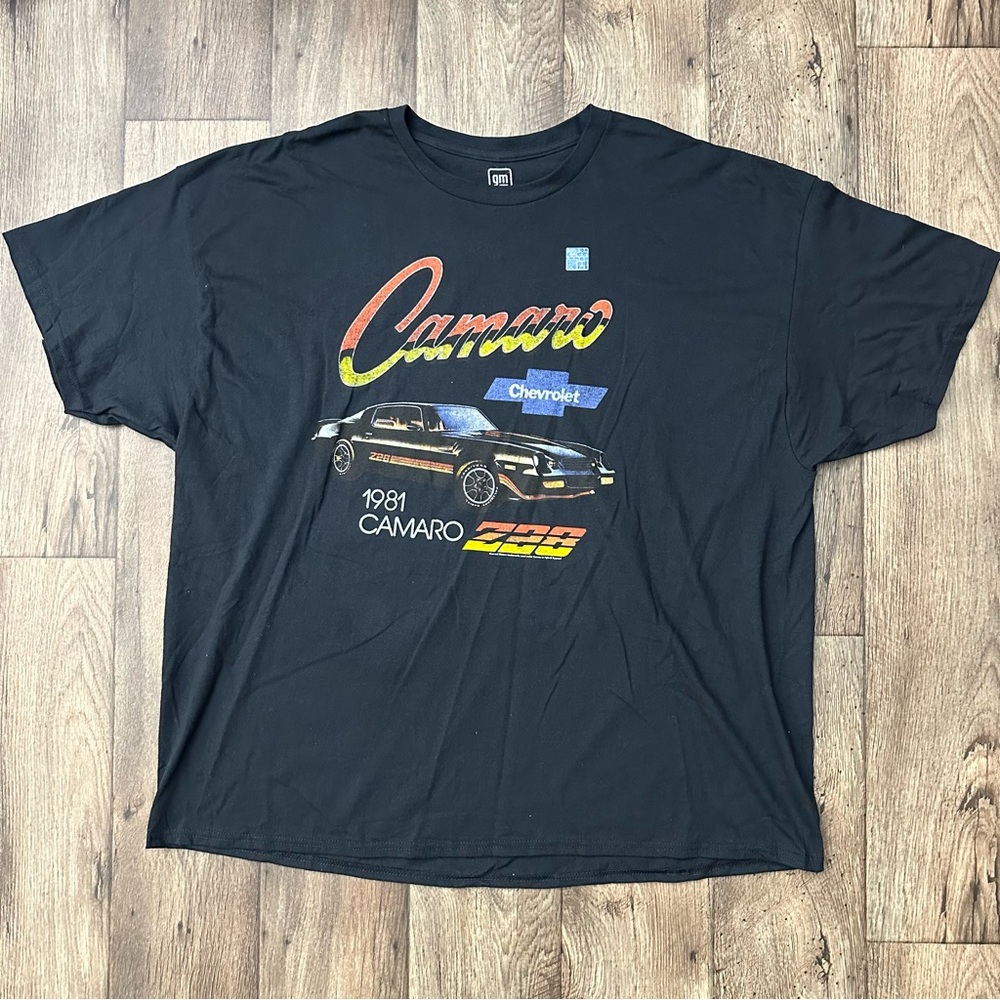 Camaro Z28 Car 1981 100% cotton T-Shirt New Without Tags 4X Black